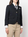 Thom Browne однобортный блейзер, синий - фото 3