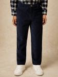 Детские хлопковые брюки Mango Kids Banburgh Reiss, Navy - фото 5
