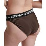 Купальник Superdry Code Triangle Elastic Top, коричневый - фото