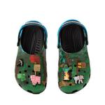 Сабо Minecraft x Crocs Classic Clog, цвет Green/Multicolor - фото 7