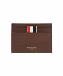Держатель одной карты Thom Browne, цвет Dark Brown - фото