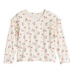 Топ для девочек 2-12 лет Jumping Beans, Holly Bow Ivory - фото