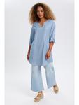 Платье CRVenta Regular Fit в цвете Cashmere Blue Cream - фото