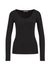 Топ WE Fashion Long sleeved top, Black - фото 5