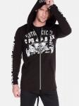 Толстовка с капюшоном на молнии CIPO & BAXX Zip-Up Hoodie, черный - фото 4