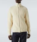 Шерстяной свитер на молнии с мохером Tom Ford, белый - фото 3