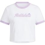 Футболка Regular SS25 женская Adidas, белый - фото