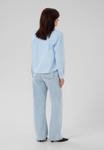 Блуза My Essential Wardrobe Button-down blouse, Cashmere Blue/Light Blue - фото 4