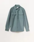 Выстиранная рубашка Sfera, зеленый - фото 7