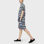 Шорты Zigzag print Cotton Track Pants EMPORIO ARMANI, синий - фото 5