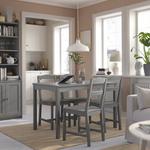 Стул, серый Hauga IKEA - фото 2