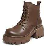 Ботинки Martin Boot женские Teenmix, коричневый - фото 9