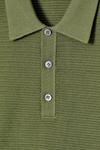 Хлопковая рубашка поло COS, зеленый - фото 7