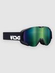 Очки для сноуборда TSG Expect 2.0 Solid Black-Green Goggle, solid black/green - фото 3