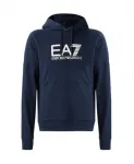 Худи из серии Logo Emporio Armani Ea7, синий - фото
