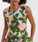 Мини-платье с принтом Oscar De La Renta, мультиколор - фото 4