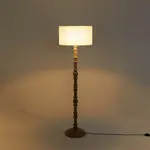 Цилиндрический абажур из 100% льна экрю-белый Nimes El Corte Inglés, сырой - фото 11