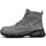 Кроссовки мужские высокие серые Jeep - фото