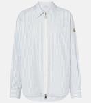 Полосатая рубашка Moncler - фото