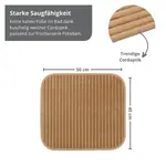 Коврик для ванной Sleepling, серо-коричневый - фото 2