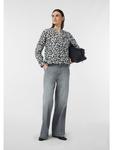 Блузка 90A8_светло-серая comma - фото 5