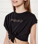 Футболки Cropped fit Pinko Up, черный - фото 4
