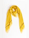 Шарф Trussardi, желтый - фото