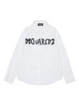 DSQUARED2 KIDS рубашка на пуговицах, белый - фото