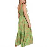 Платье макси Julia в зеленом цвете Cleobella - фото 2