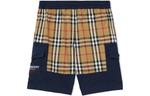 Шорты детские Burberry, темно-синий / хаки - фото 2