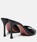 Алексa 95 кожаные мюли Amina Muaddi, черный - фото 2