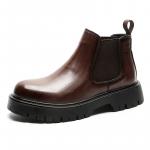 Челси Ботинки Мужские Weishibangwei, цвет Black Fleece-Lined - фото 2