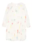 Платье с принтом Stella McCartney Kids, белый - фото