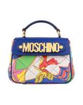 Сумка Moschino, ярко-синий - фото