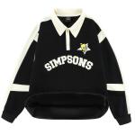 The Simpsons Рубашка-поло унисекс «Симпсоны», Черный - фото 4