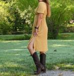 Платье Келлер желтого цвета DEAR JOHN DENIM - фото 2