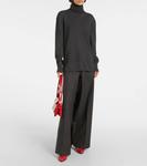 Асимметрильное свитер-платье Givenchy, Charcoal - фото 2