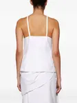 Топ с перекрещивающимися бретелями Rosie Assoulin, белый - фото 5