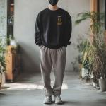 Унисекс худи Nike черное - фото 6