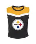 Черный комплект из трех предметов для девочек Pittsburgh Steelers Spirit Cheer Outerstuff - фото 2
