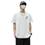 Футболка унисекс MINISO, светло-бежевая (логотип на груди буква B) - фото 11