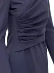 Платье асимметричного кроя EMPORIO ARMANI, синий - фото 3