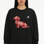 Adidas LABEL Свитшот Unisex Black Crew Neck Moderate Regular - фото 6