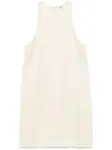 Платье мини с U-образным вырезом TOTEME, нейтральный - фото