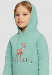 Худи s.Oliver MIT GLITZERPRINT, Helles Türkis/Turquoise - фото 2