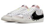 Кроссовки Nike Blazer Skateboarding Shoes Men Low-top Black/white, белый - фото 3