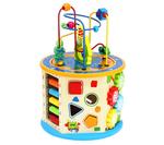 Деревянный обучающий кубик-лабиринт-сортировщик 8в1 KRUZZEL - фото 12