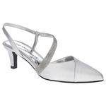 Туфли-трещотки Emerald Easy Street, silver satin synthetic - фото