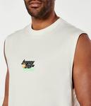 Майка-Топ налкия Regular fit Hugo Blue, экрю - фото 4