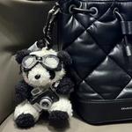 Плюшевый кулон Space Lens Camera Bear высотой 10 см MIXIANG, белый - фото 3